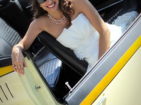 Adirondack Wedding Photographer:  Vintage Cars as Props