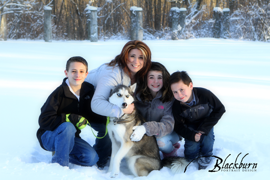 Snow Day Portraits Saratoga NY