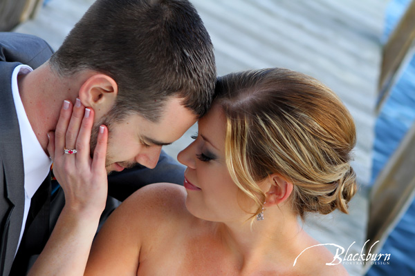 Romantic Lake Wedding Photo