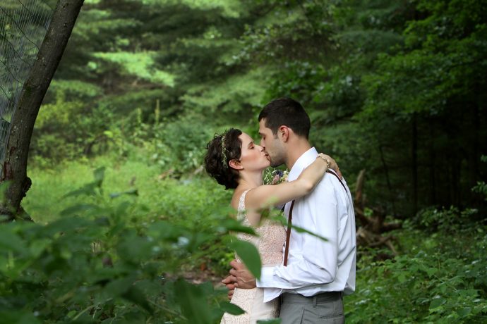 Backyard Wedding in Saratoga NY