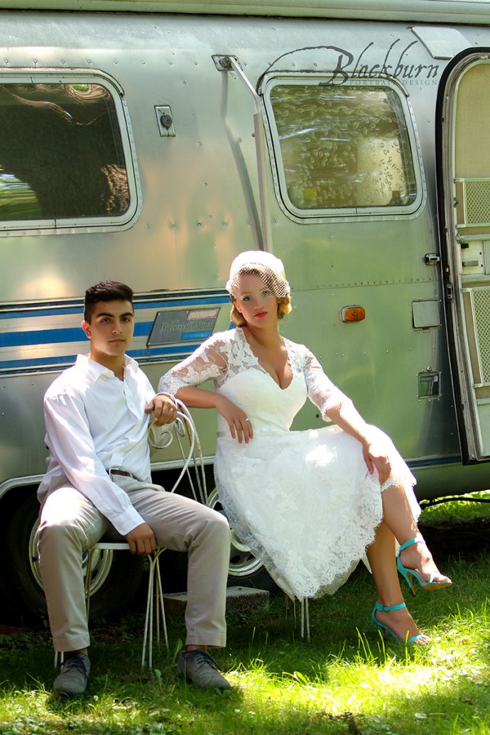 Airstream Trailer Wedding Photo at Appel Inn Albany