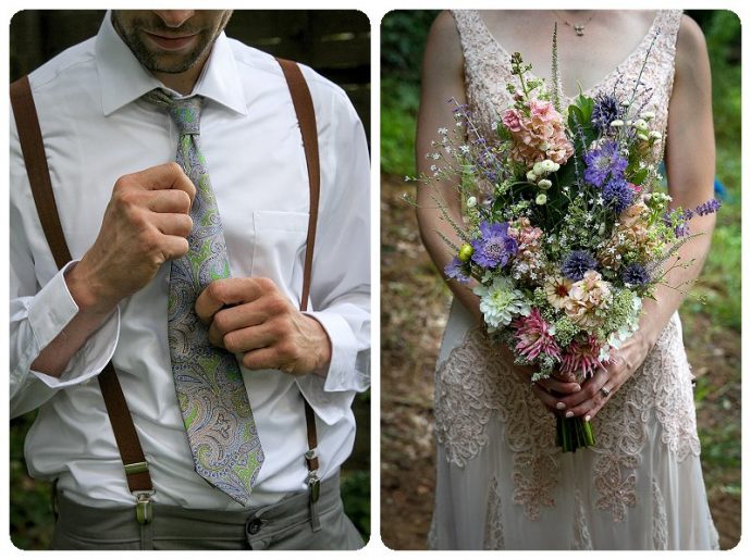 Saratoga NY Intimate Backyard Wedding