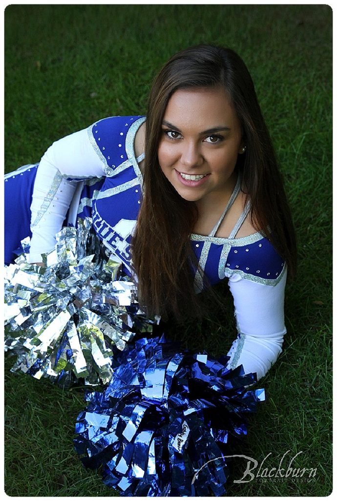 Saratoga Cheerleader Senior Picture