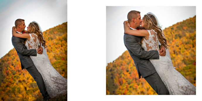 October Fall Wedding Catskills Windham Mountain