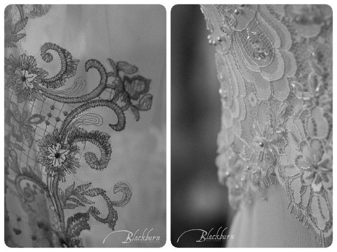 Wedding dress detail photos