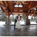 Whiteface Lodge Bride and Groom Photo