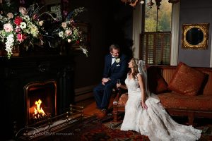 Fall Wedding Photo Mansion Saratoga
