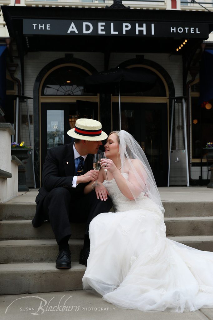 Saratoga Springs NY Adelphi Hotel Wedding