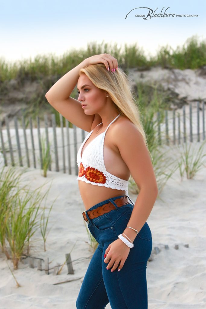 Fire Island NY Senior Portrait Photo