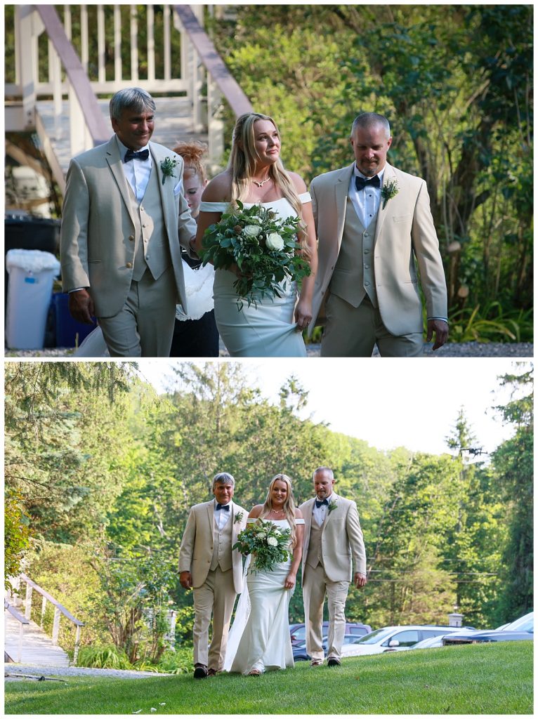 Wedding Ceremony Processional Photos Saratoga NY