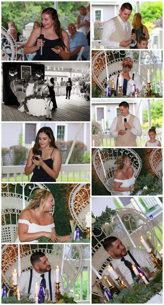 Wedding Reception Toast Photos