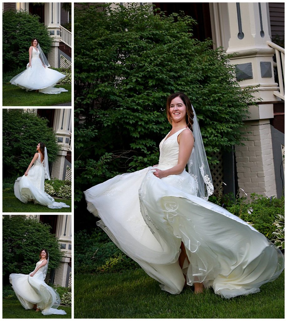 Bridal Portraits Mansion Saratoga NY