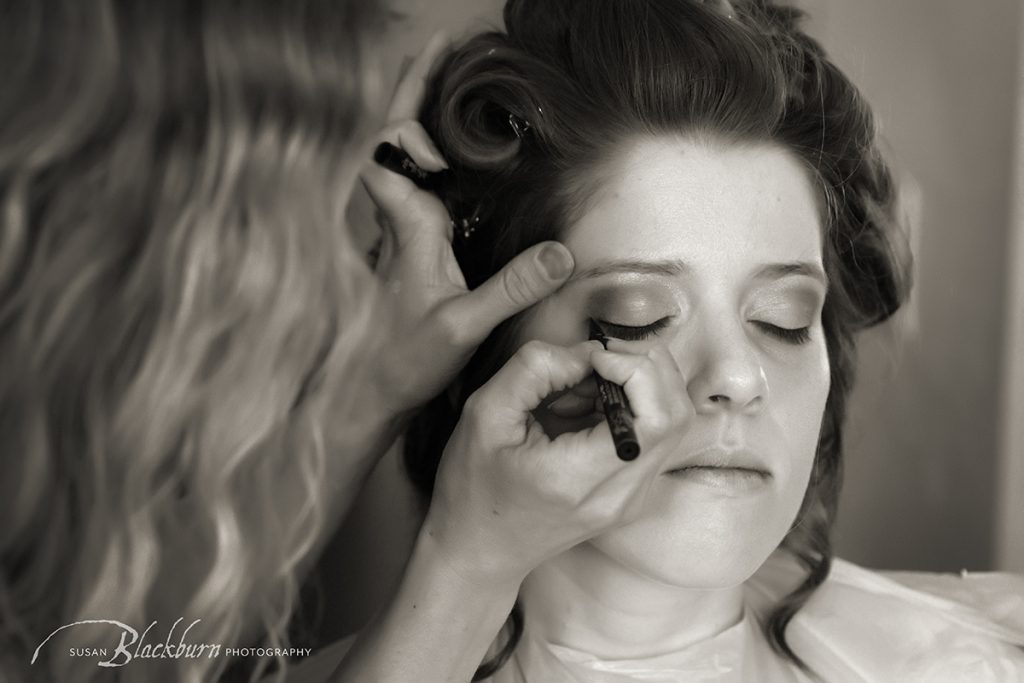 Black and White Wedding Photo