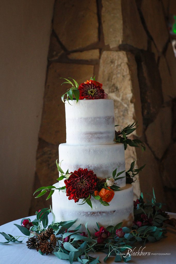 Utah Wedding Reception Cake Photo