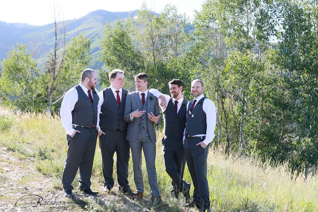 Groomsman photo Park City