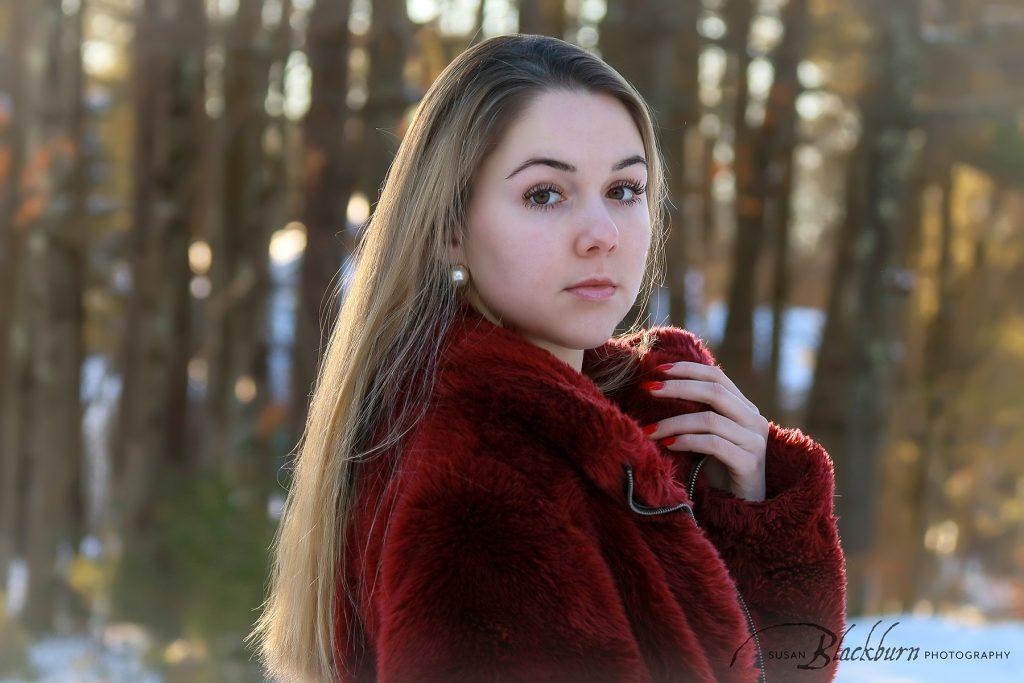 Senior Winter Sessions Schuylerville ny