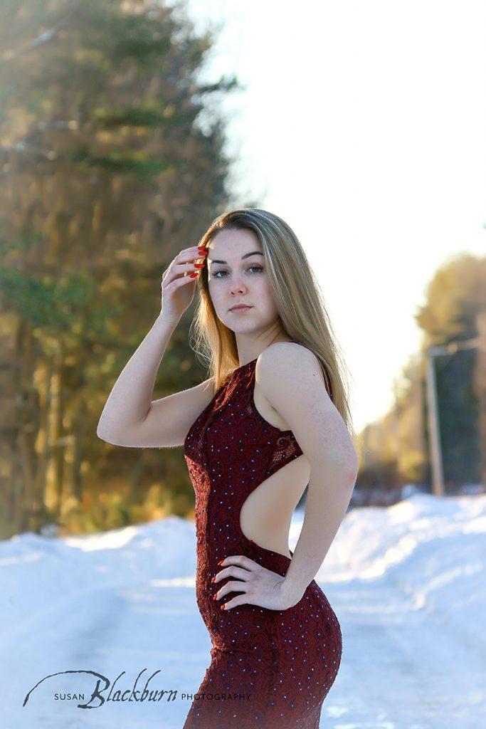 Best Glens Falls NY Winter Senior Portrait Sessions