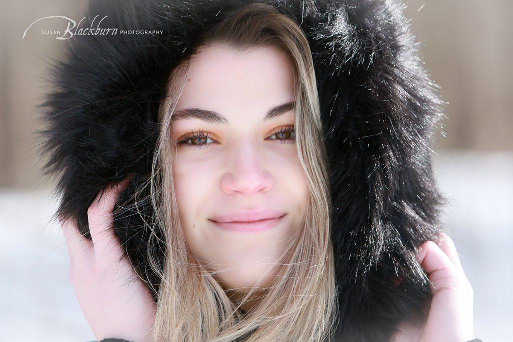 Winter Senior Portraits Upstate NY