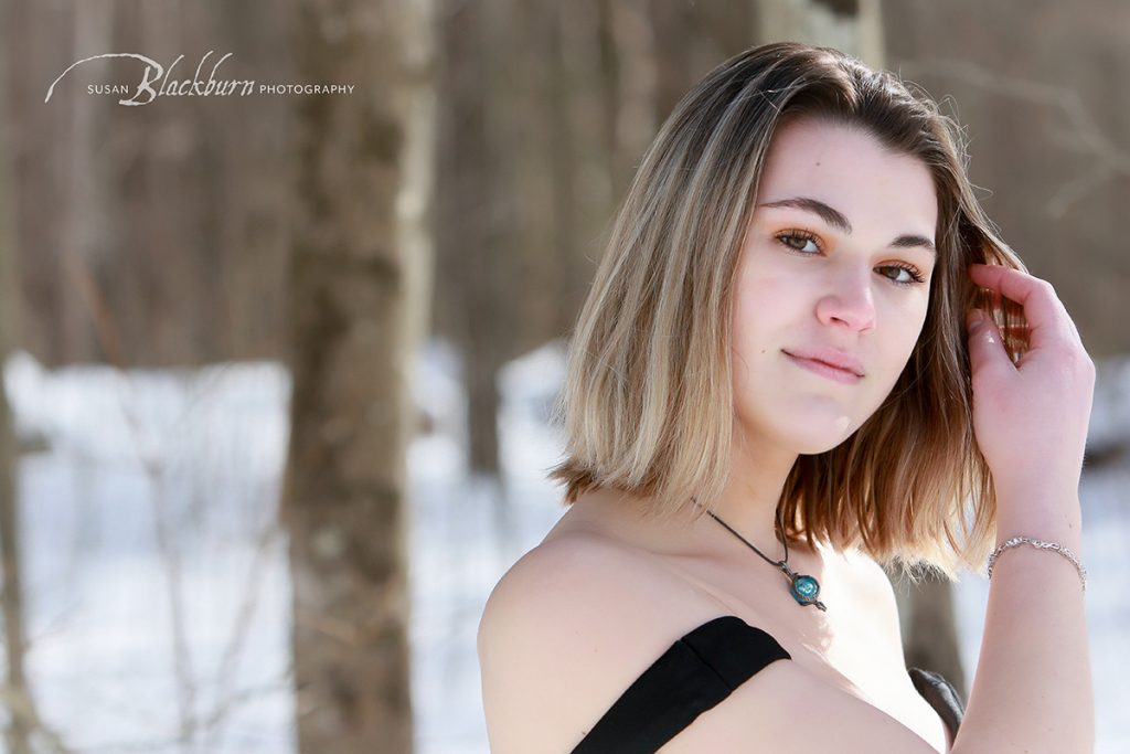 Glens Falls NY Winter Senior Portrait Sessions