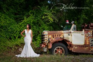 Saratoga Winery Wedding Photo with old truck