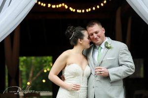 Rustic Rainy Day Wedding Photos