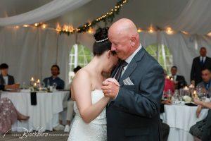 Saratoga NY Tented Wedding Reception Photo