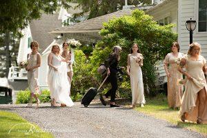 Behind the Scenes Wedding Photo