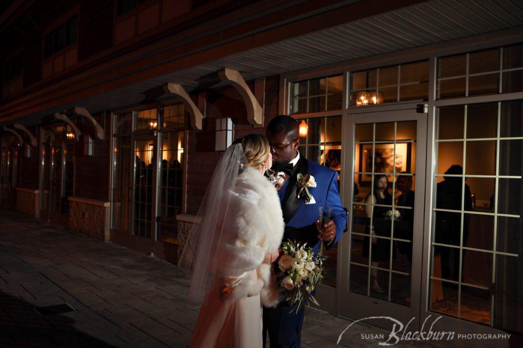 Outdoor Winter Wedding Photo Excelsior Springs