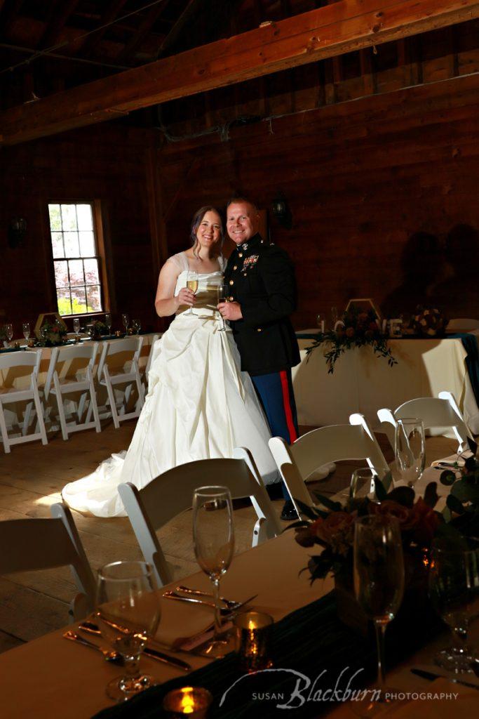 Rustic Barn Wedding Reception in Saratoga NY