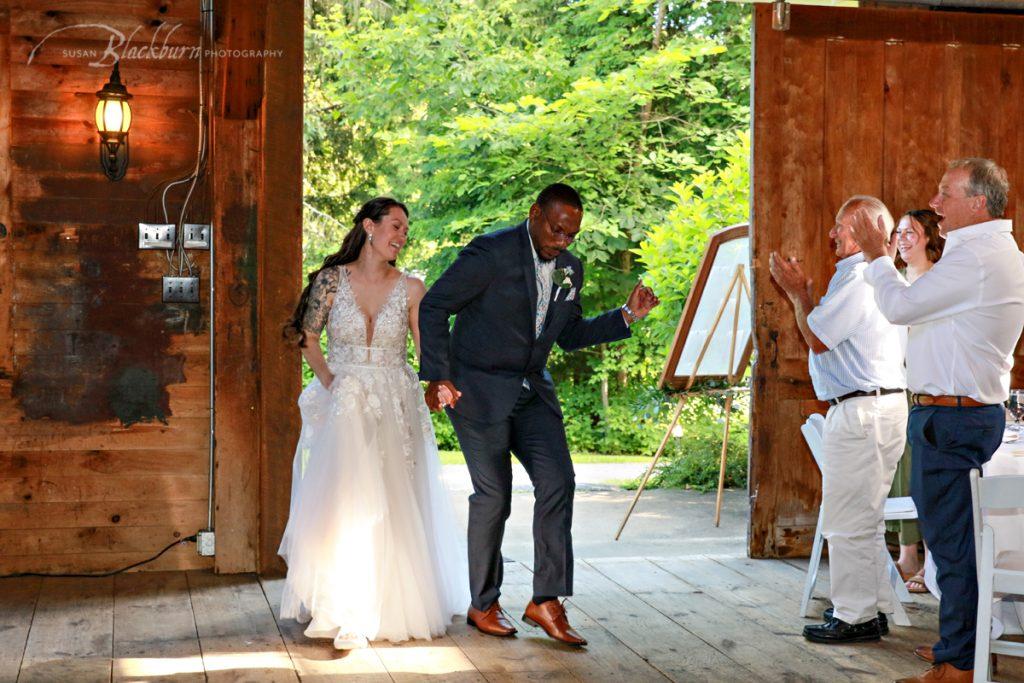 Saratoga Rustic Barn Wedding Reception Intro Photo