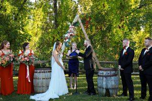 Saratoga Winery Outdoor Wedding Ceremony