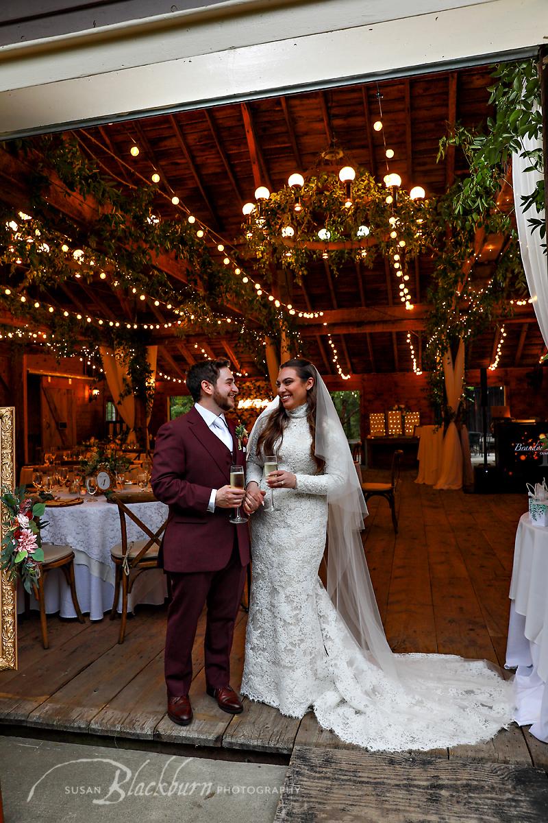 Elegant Rustic Barn Wedding in Saratoga NY Mansion Inn