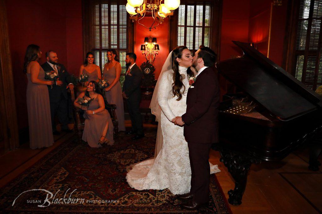 bridal Party Photos Saratoga Mansion NY