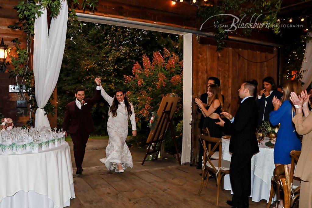 Elegant Rustic Barn Wedding Reception Intro Photo