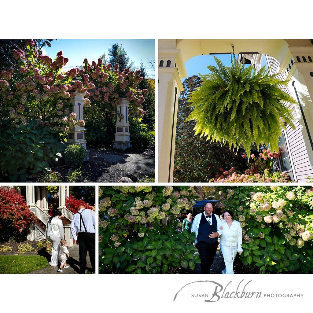 Saratoga Springs Intimate Midweek October Wedding Photos