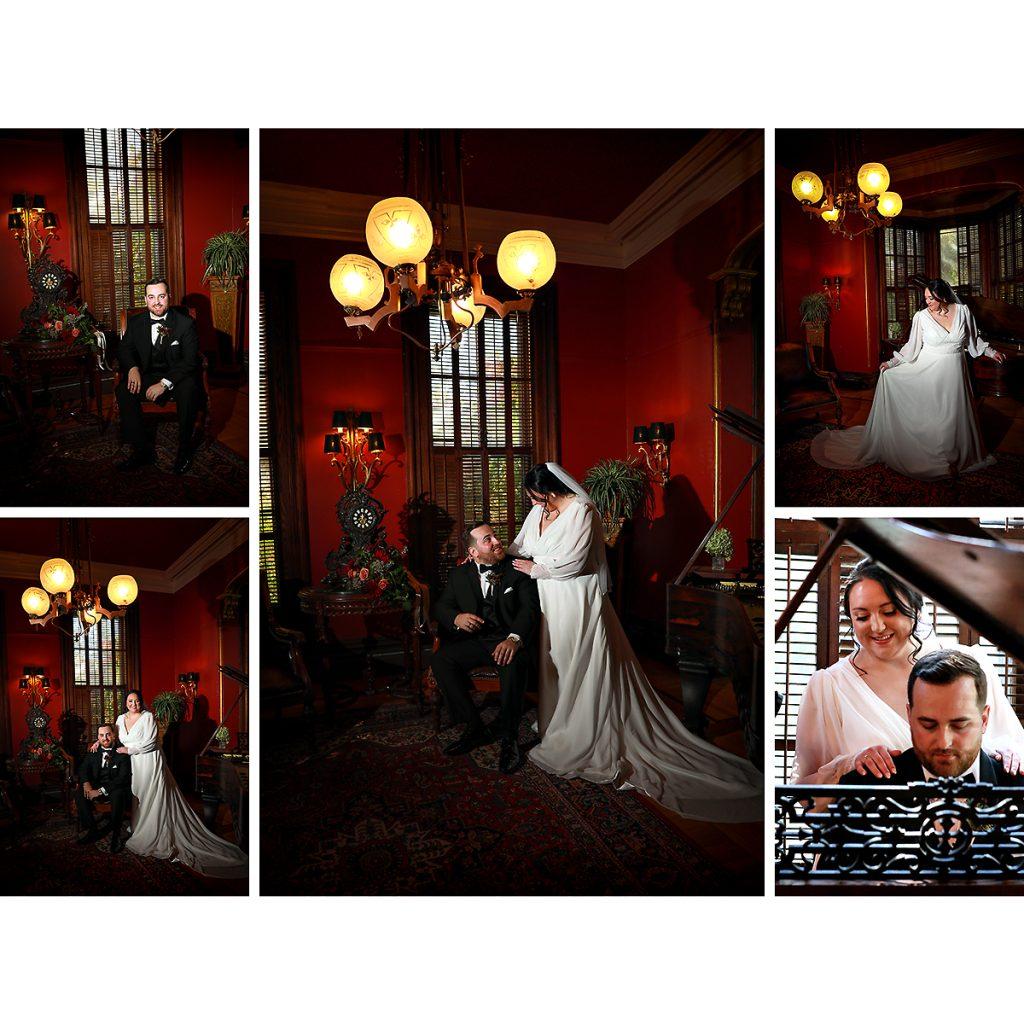 Intimate Midweek Wedding Photos Saratoga Mansion Inn