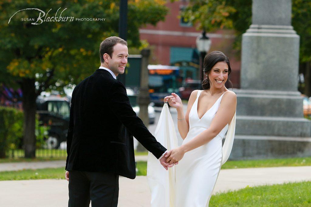 Congress Park Saratoga Springs NY Wedding Photo