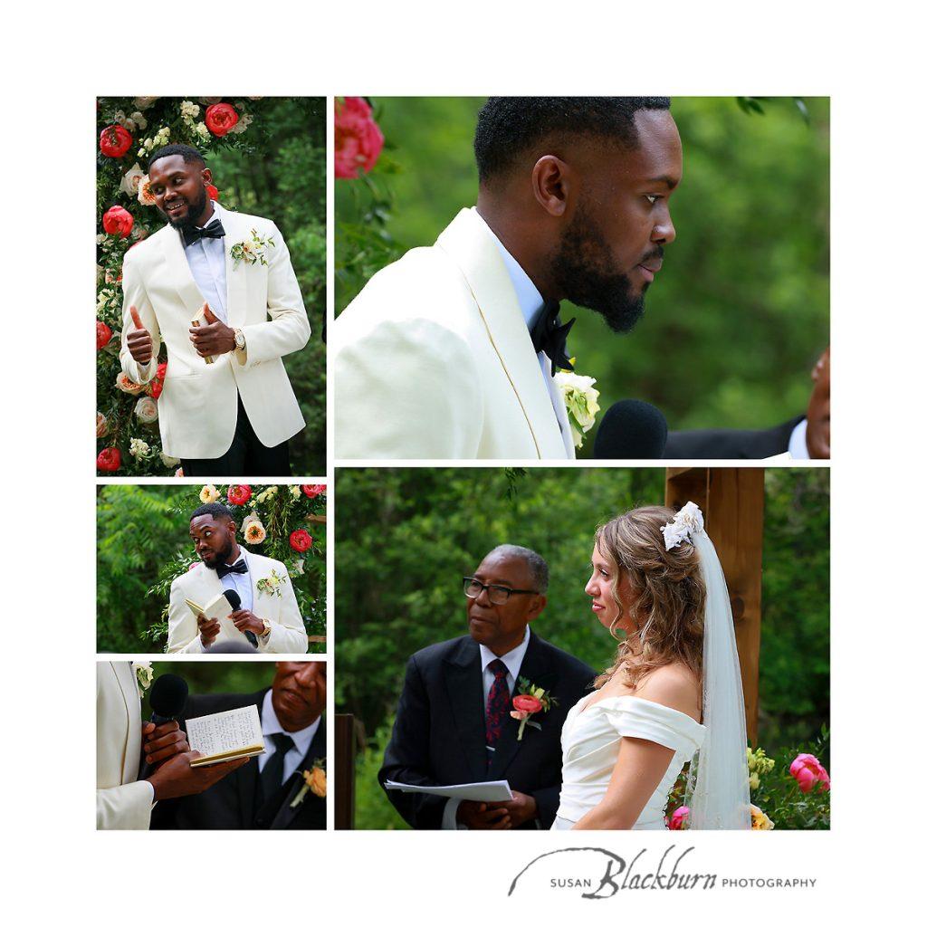 Idyllic Garden of Eden Wedding Ceremony Images Saratoga Mansion