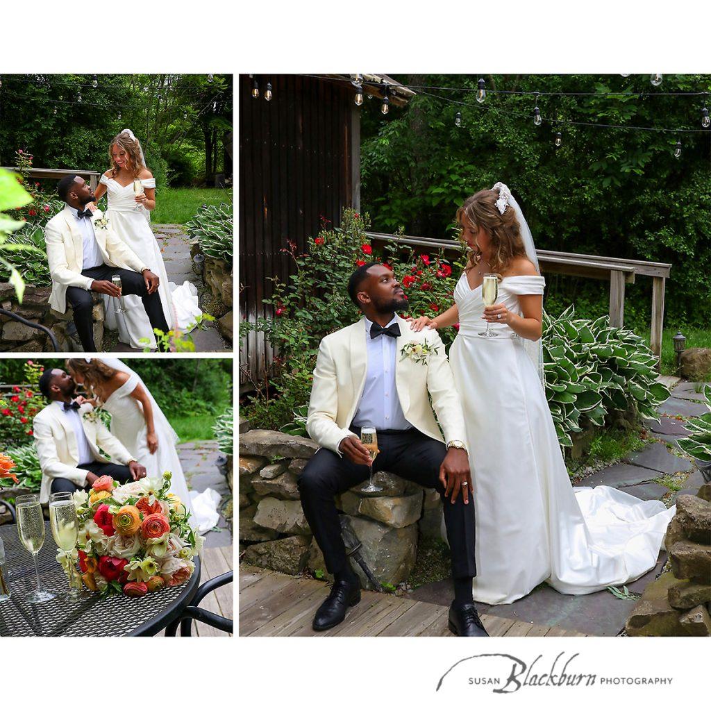 Idyllic Garden of Eden Wedding images Saratoga NY