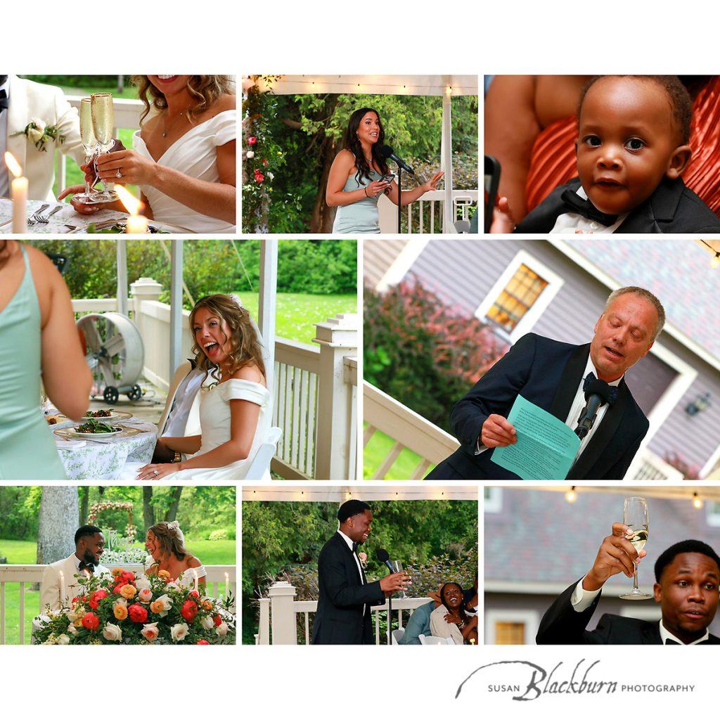 Tented Saratoga Wedding Reception Photos