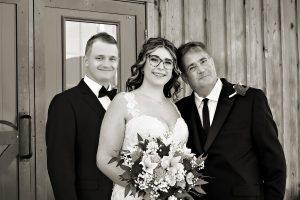 Black and White Family Photo Hansen Hill Farm