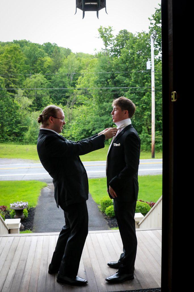 Summer Wedding in Saratoga at the Mansion