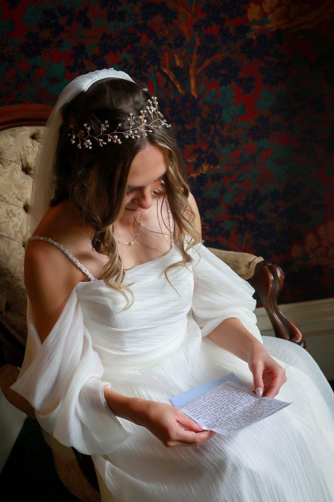 Pre Wedding Photo of the bride while getting ready