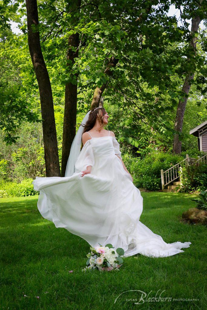 Summer Bridal Portrait in Saratoga NY
